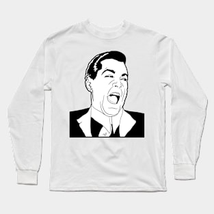 Ray Laugh Meme by Tai's Tees Long Sleeve T-Shirt